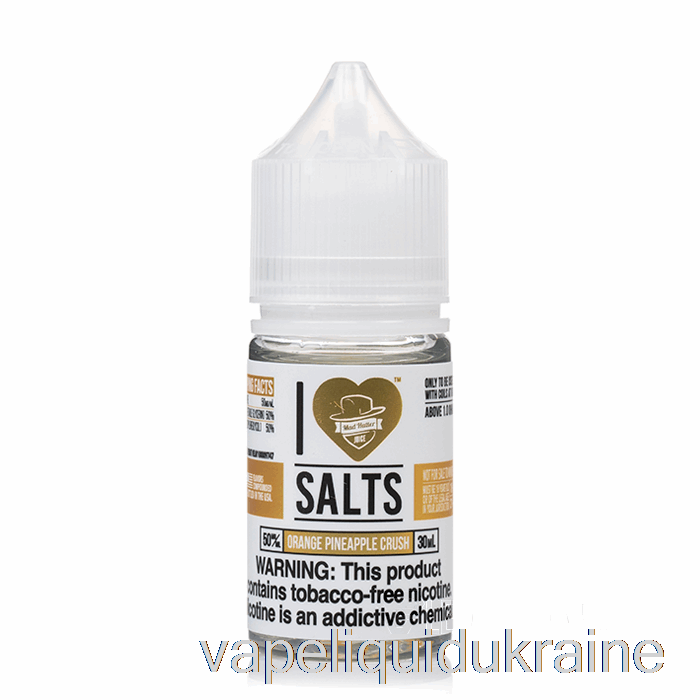 Vape Liquid Ukraine Orange Pineapple Crush - I Love Salts - 30mL 50mg